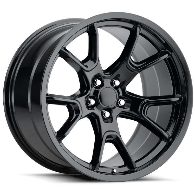 Gloss Black Replica Tech RT33 Wheels