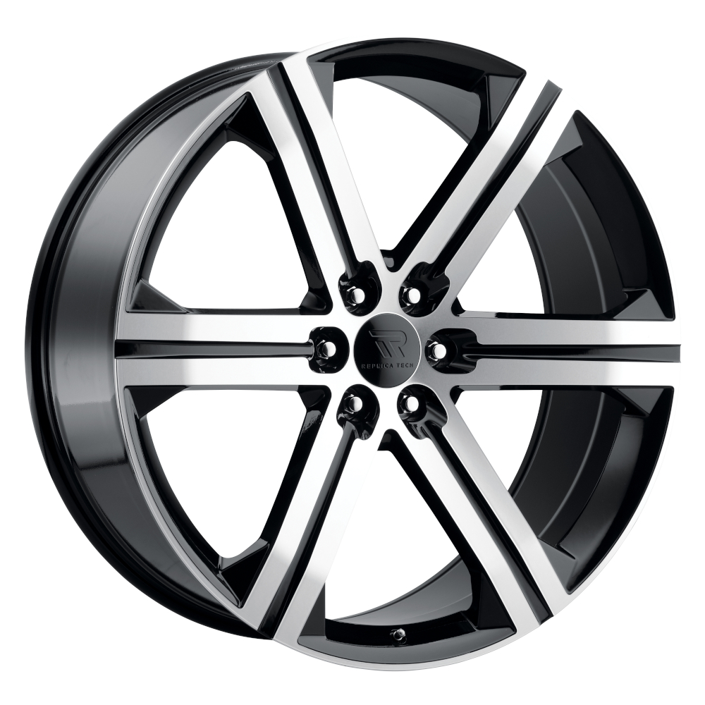 Black Machined Replica Tech RT43 Wheels