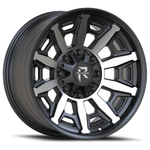 Black Machined Revenge Offroad RV-304 Wheels