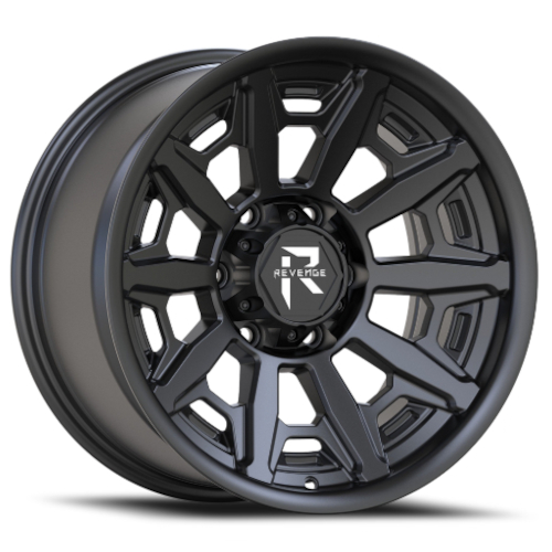 Satin Black Revenge Offroad RV-304 Wheels