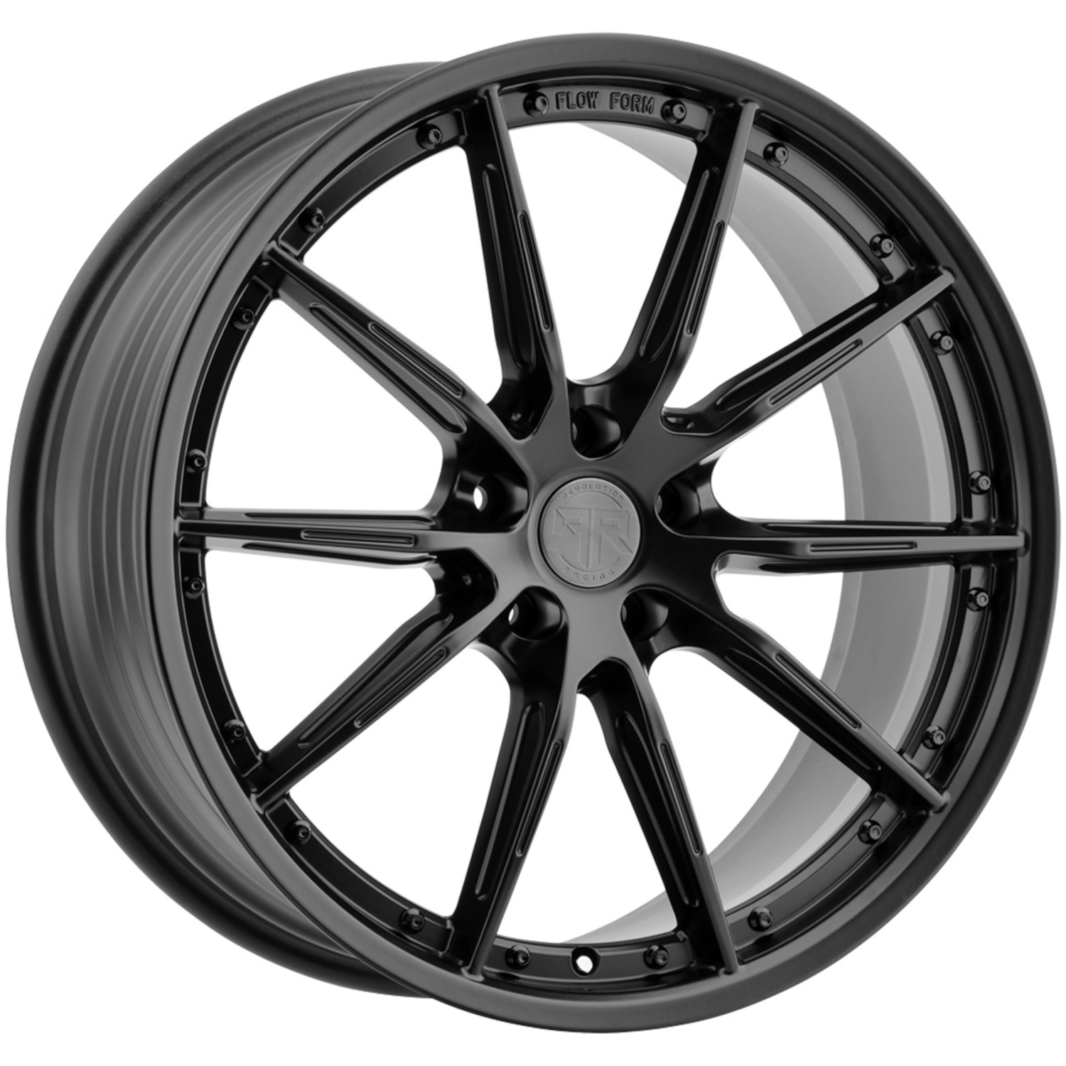 Satin Black Revolution Racing RF1 Wheels