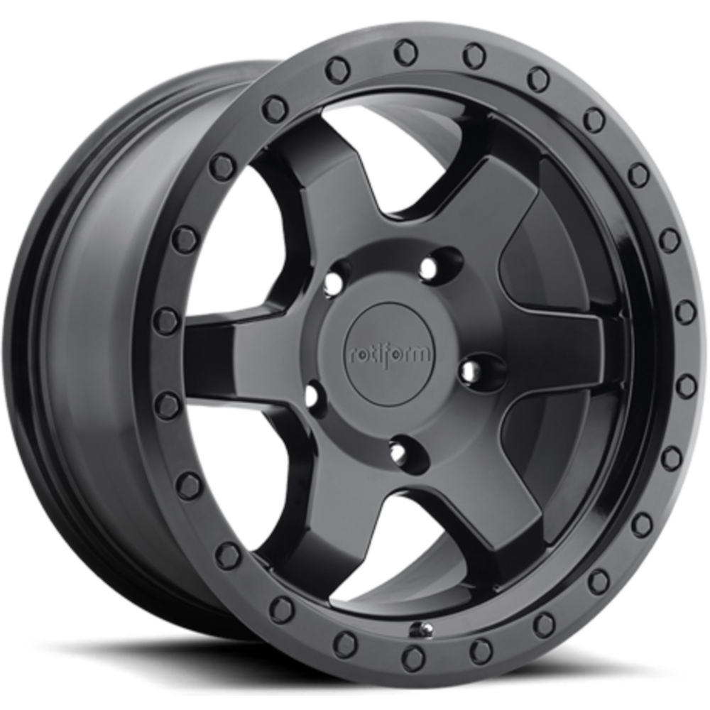 Satin Black Rotiform SIX-EXP Wheels