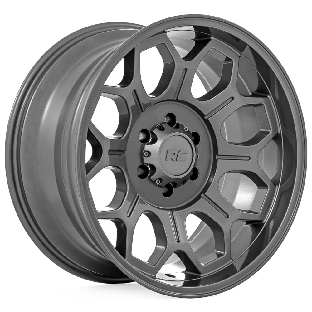 Gunmetal Gray Rough Country 77 Series Wheels