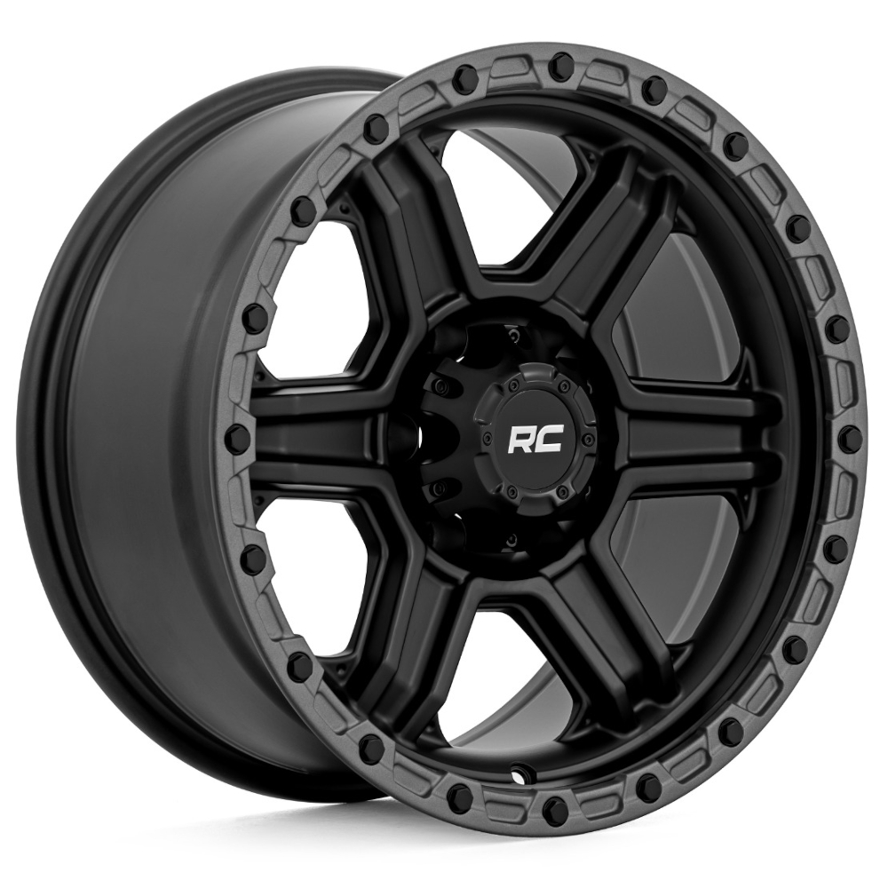 Black Gray Rough Country 79 Series Wheels