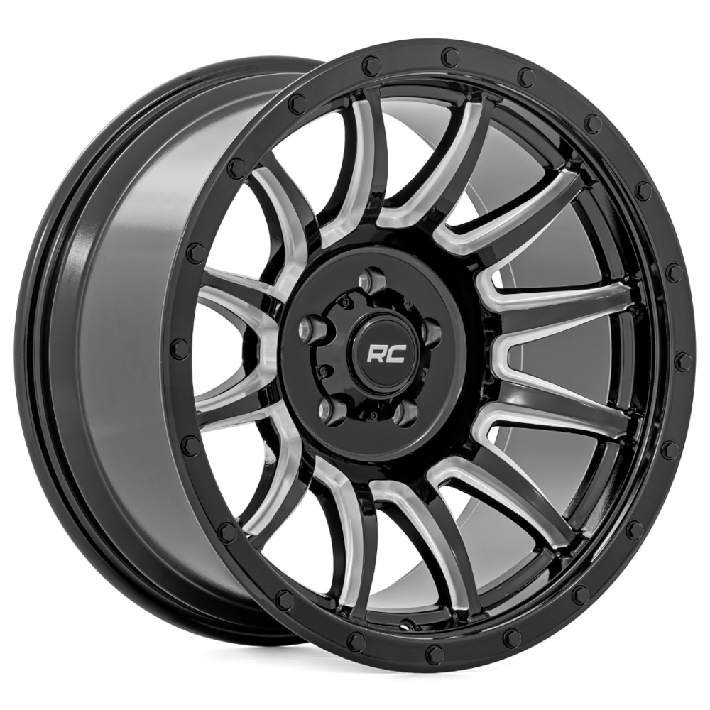 Black Milled Rough Country 90 Series Wheels