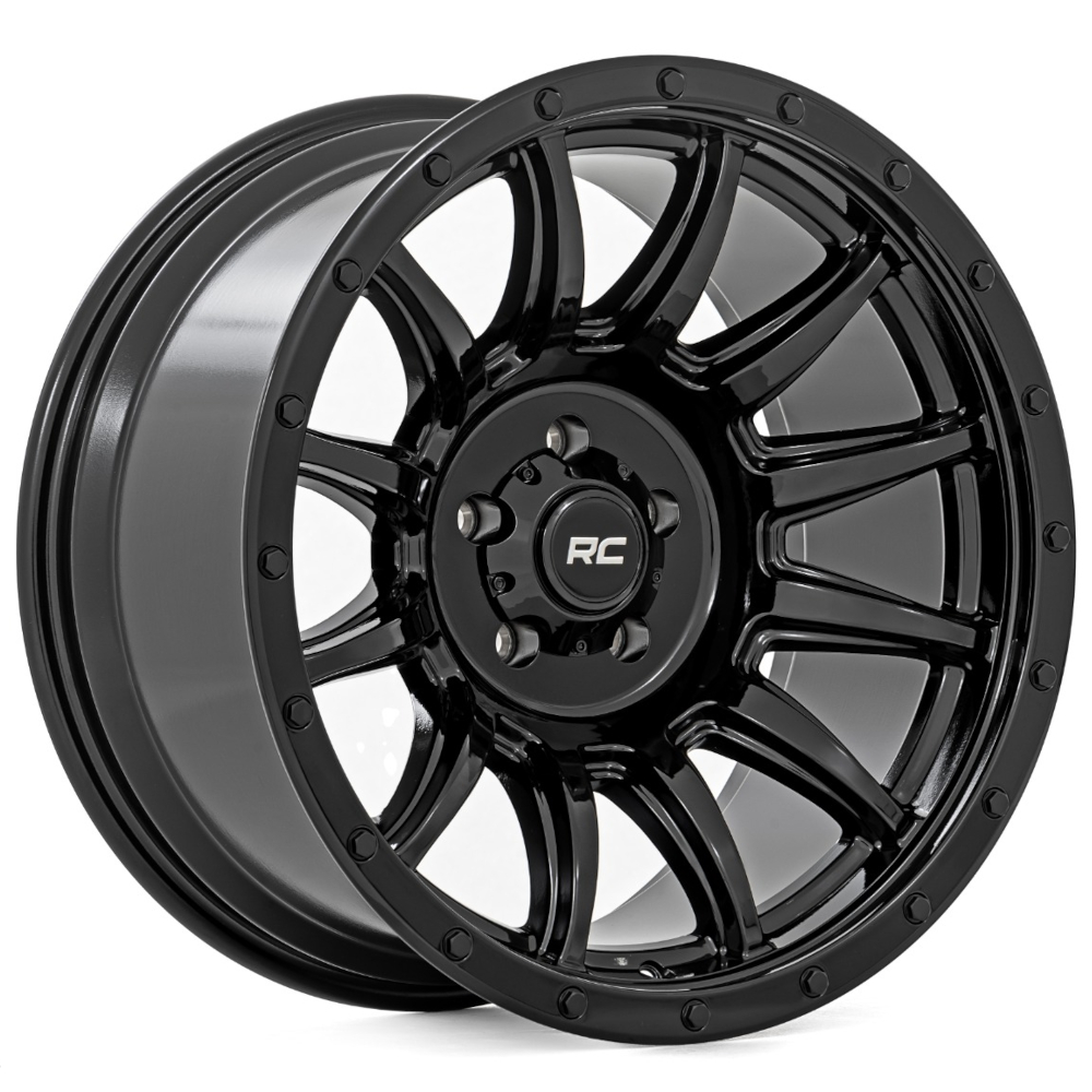 Gloss Black Rough Country 90 Series Wheels