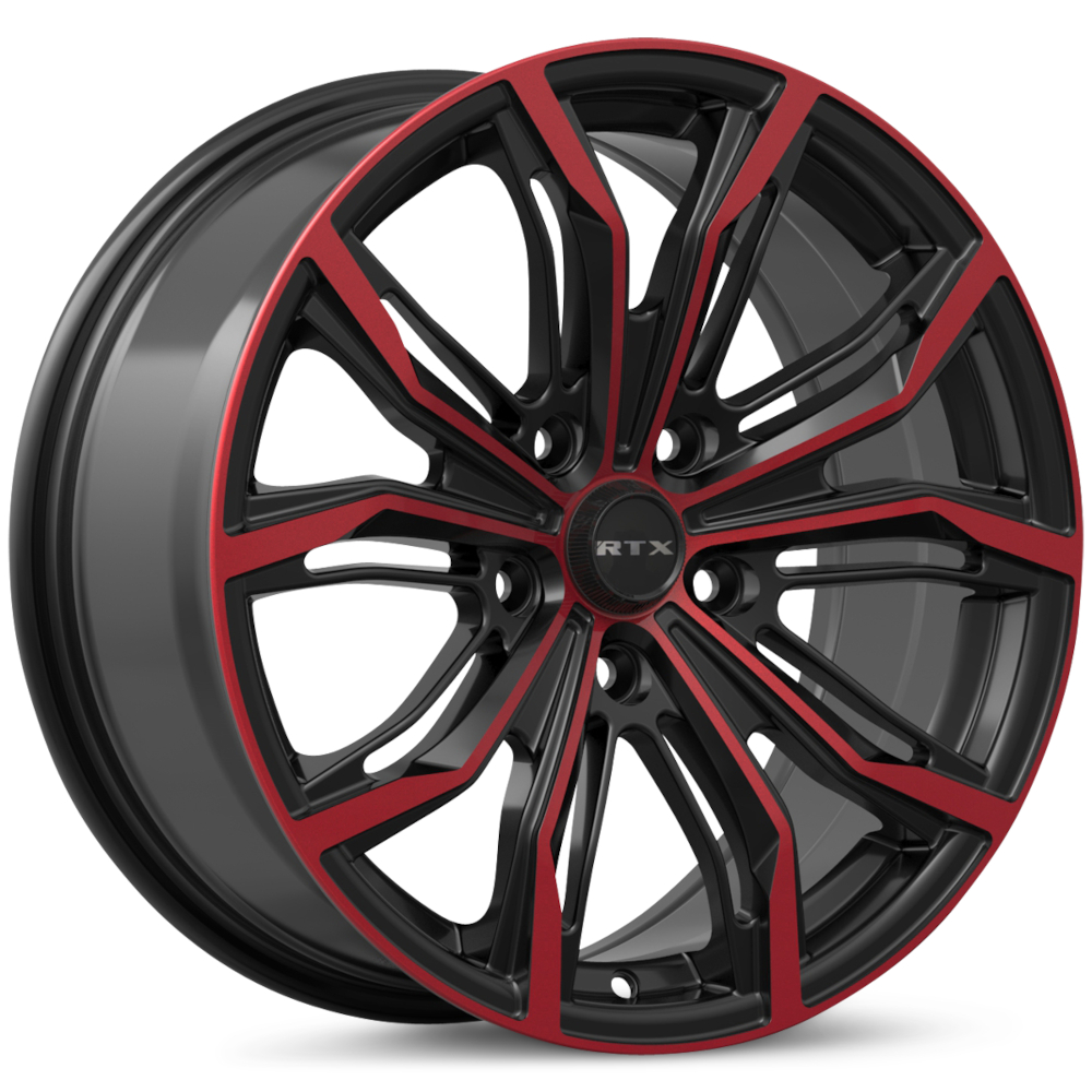 Black Red RTX Black Widow Wheels