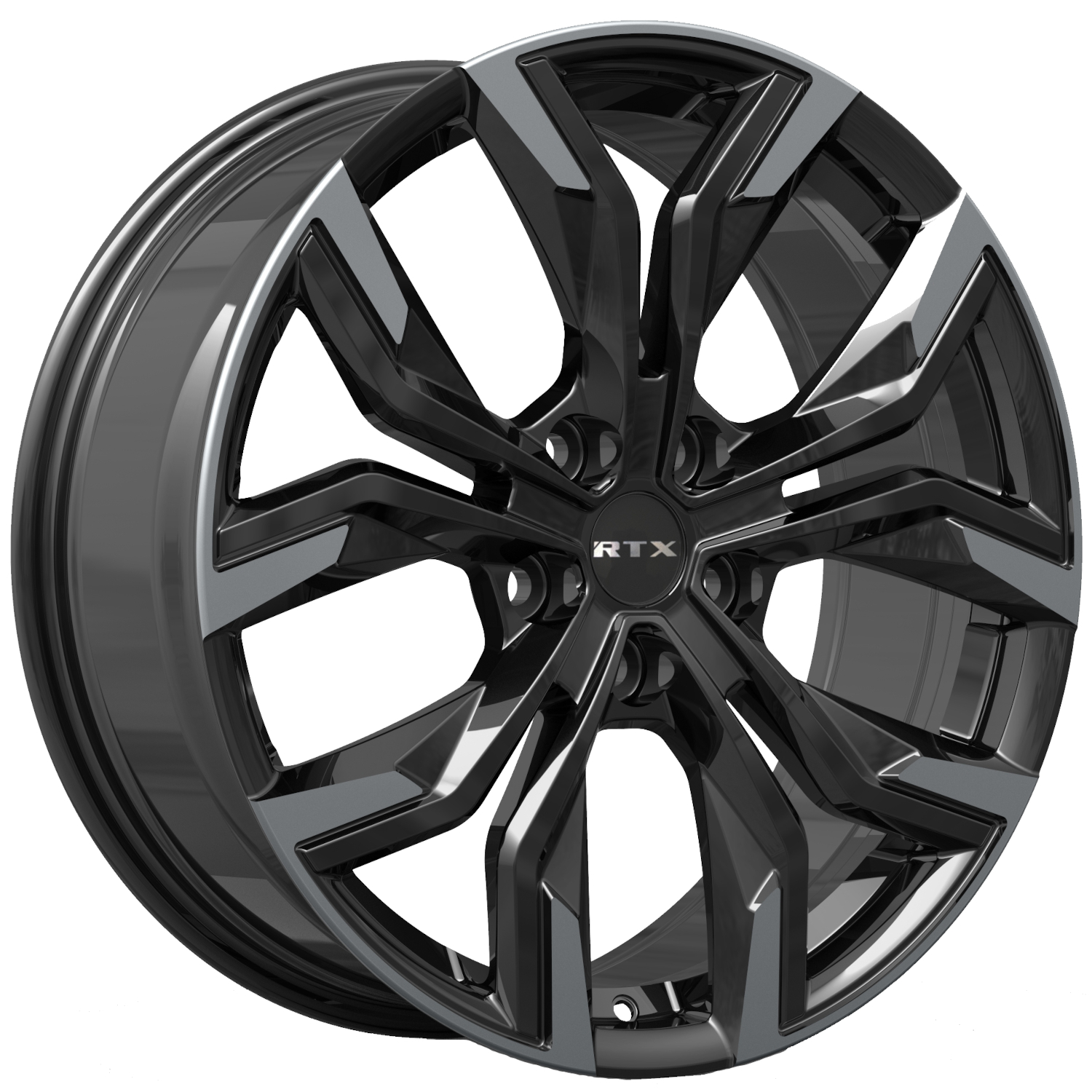 Black Machined RTX Venom Wheels