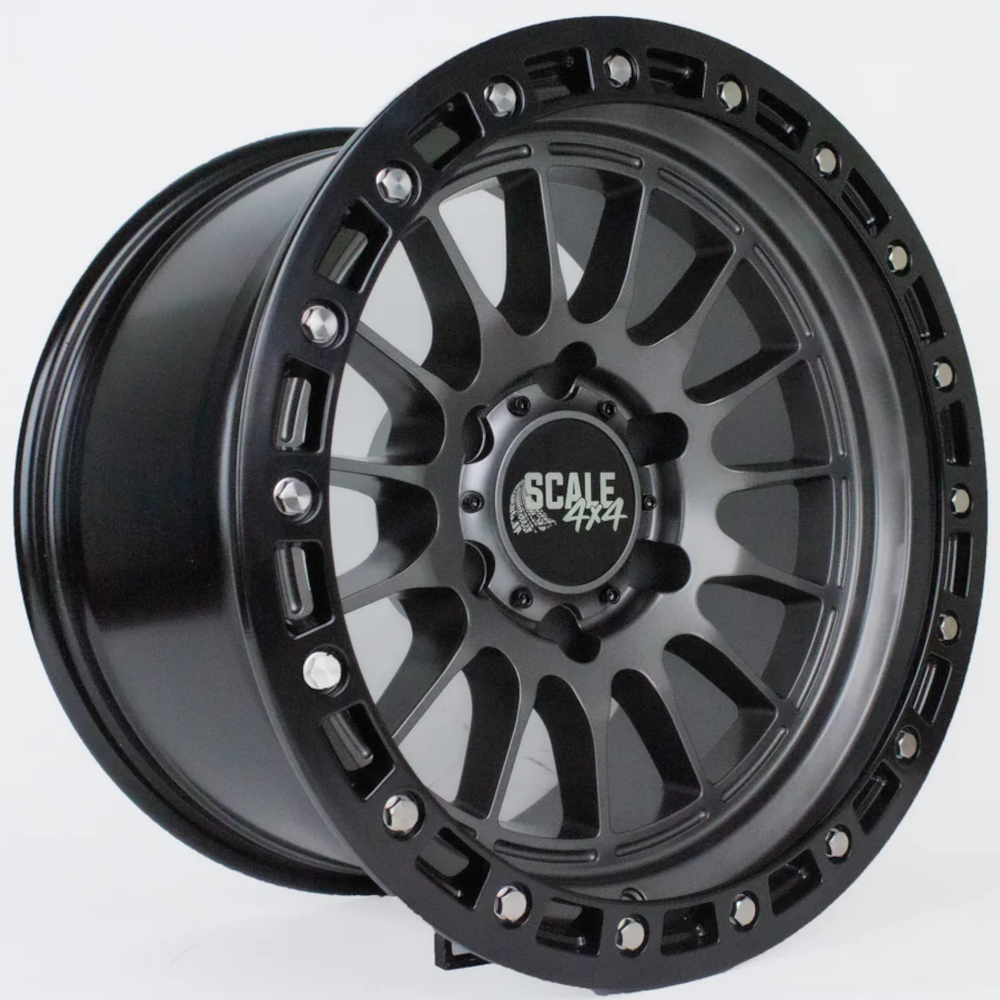 Gray Black Scale 4x4 S04 Wheels