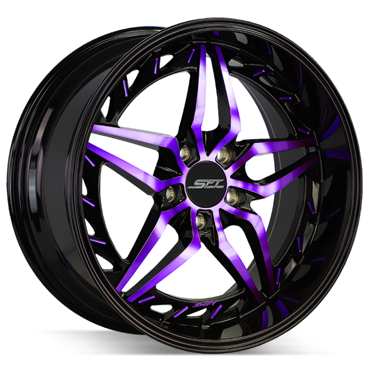 Black Purple Shift Injector Wheels