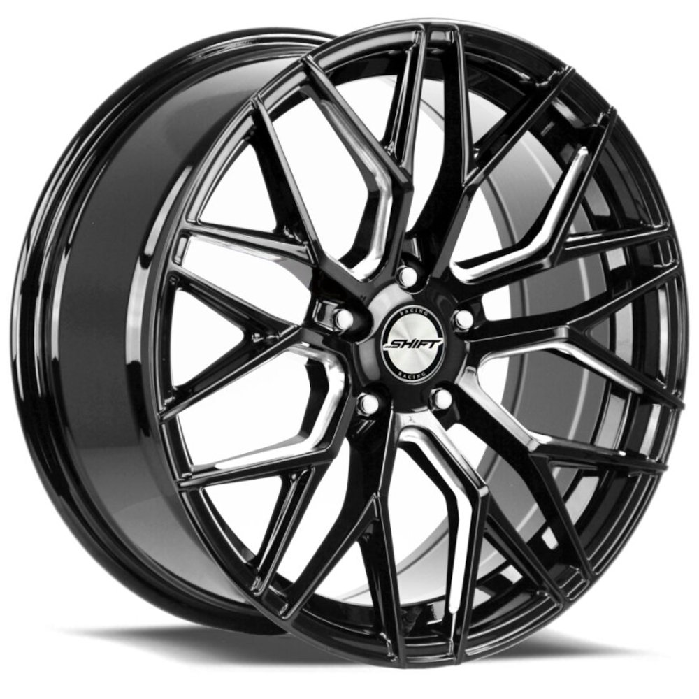 Black Milled Shift Spring Wheels