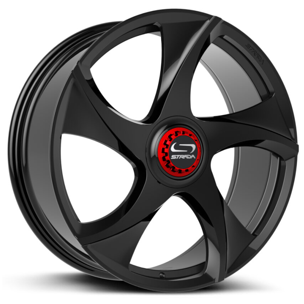 Gloss Black Strada Vino Wheels