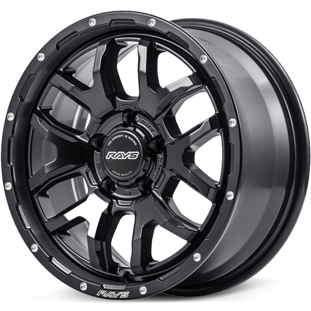 Semigloss Black Team Daytona F6 Boost Wheels