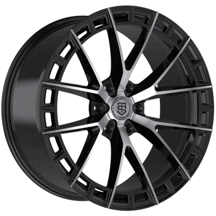 Machined Black TIS Motorsports 504MB Wheels