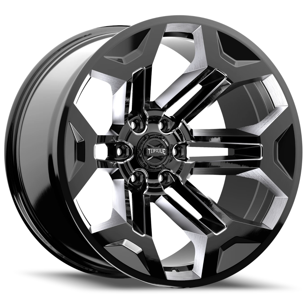 Black Milled Torque TW405C Wheels
