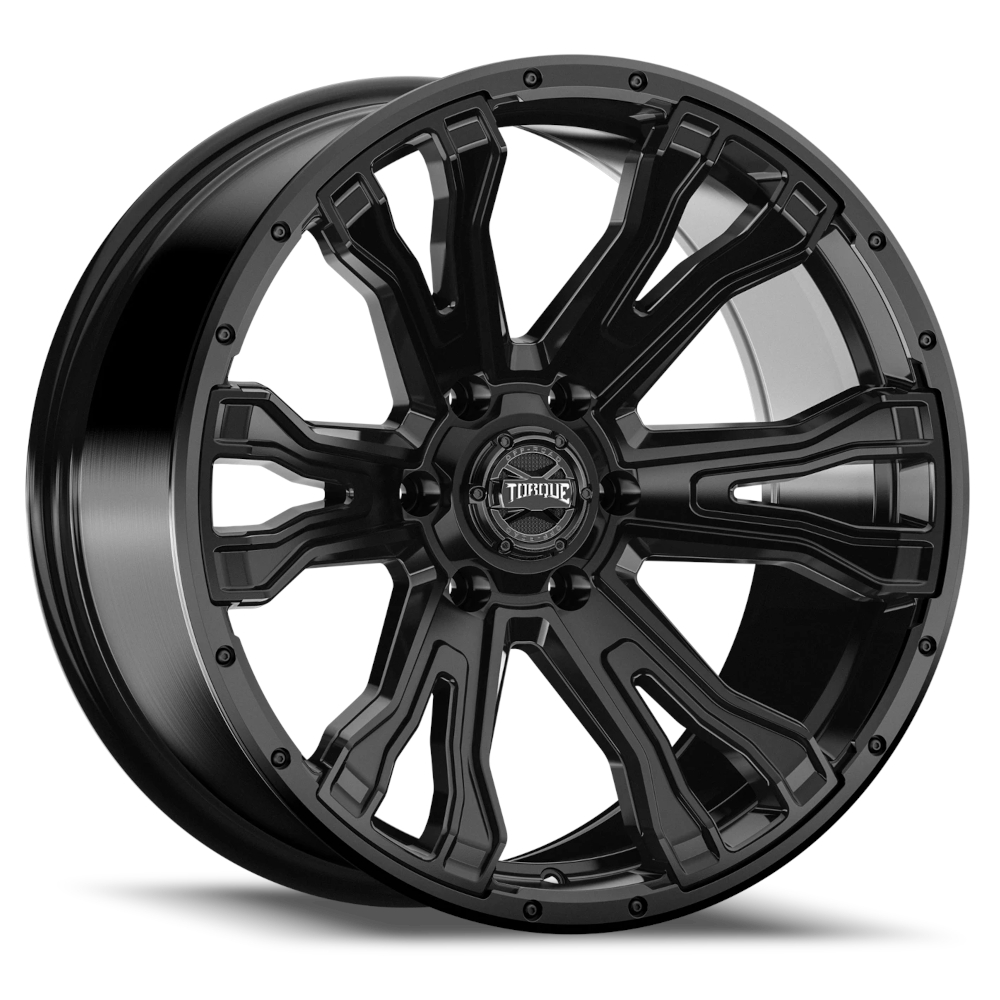 Satin Black Torque TW407C Wheels