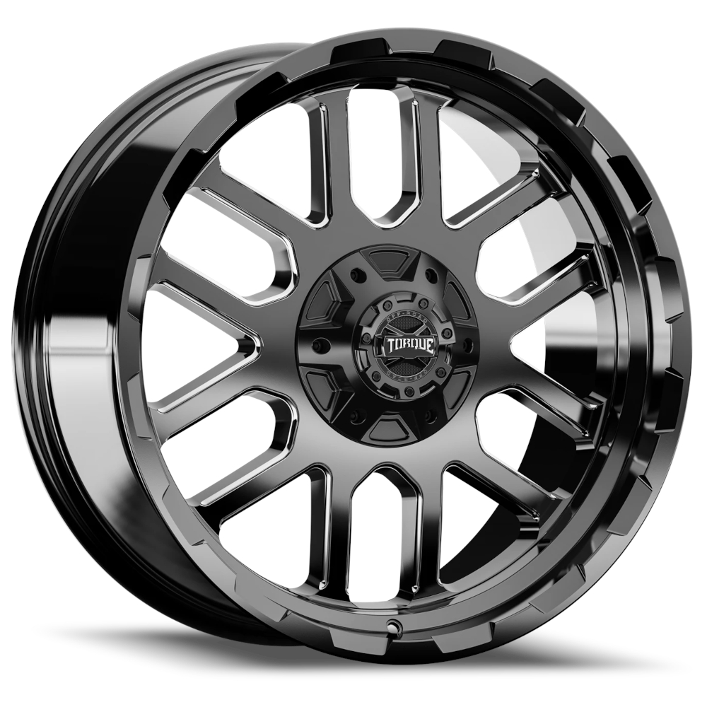 Black Milled Torque TW408C Wheels