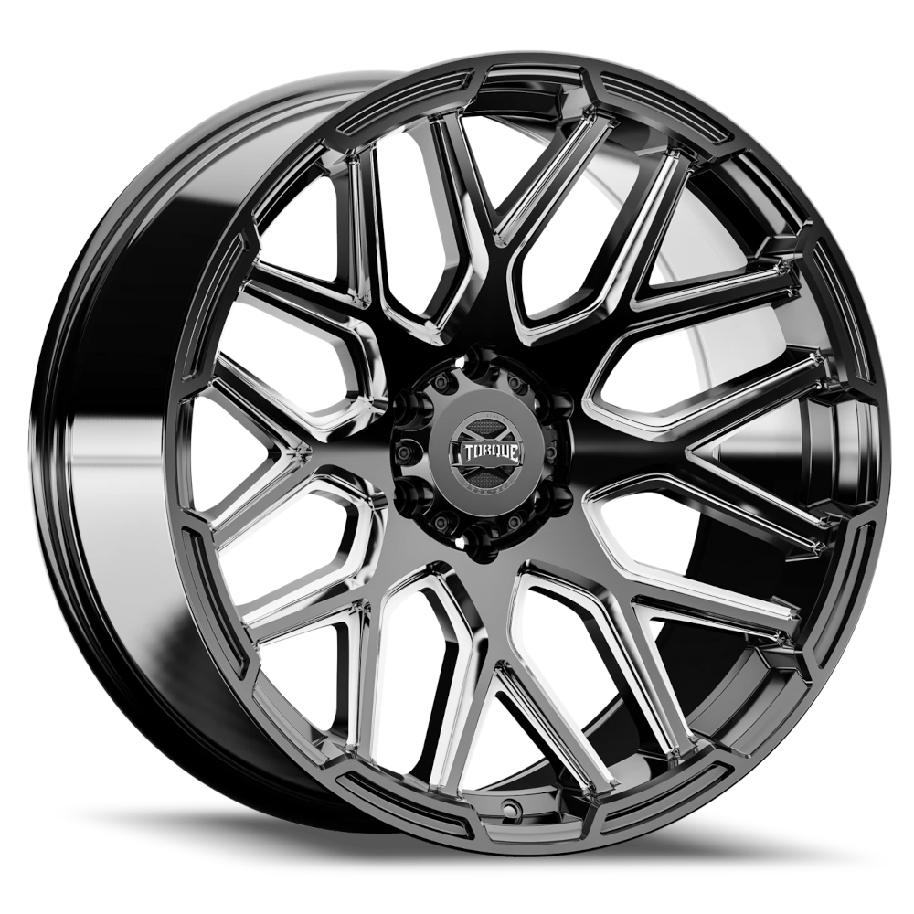 Black Milled Torque TW409C Wheels