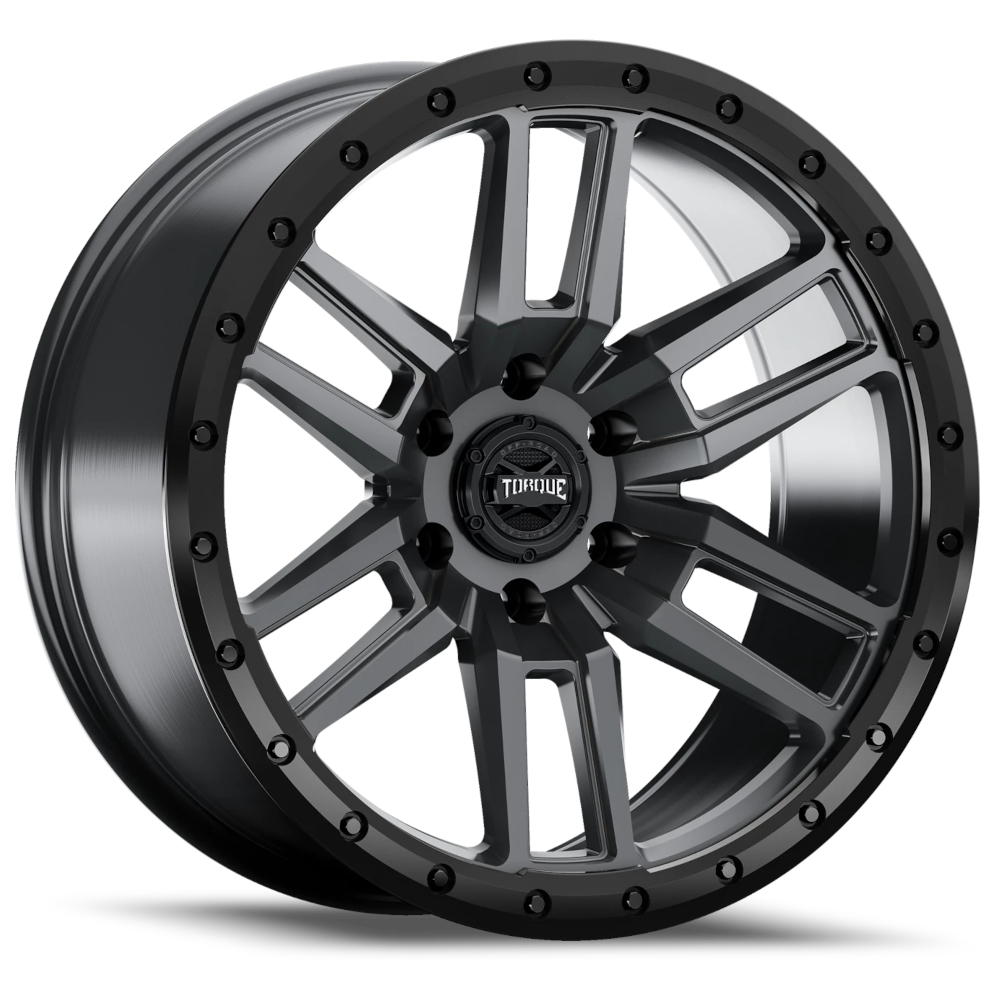 Gray Black Torque TW411C Wheels