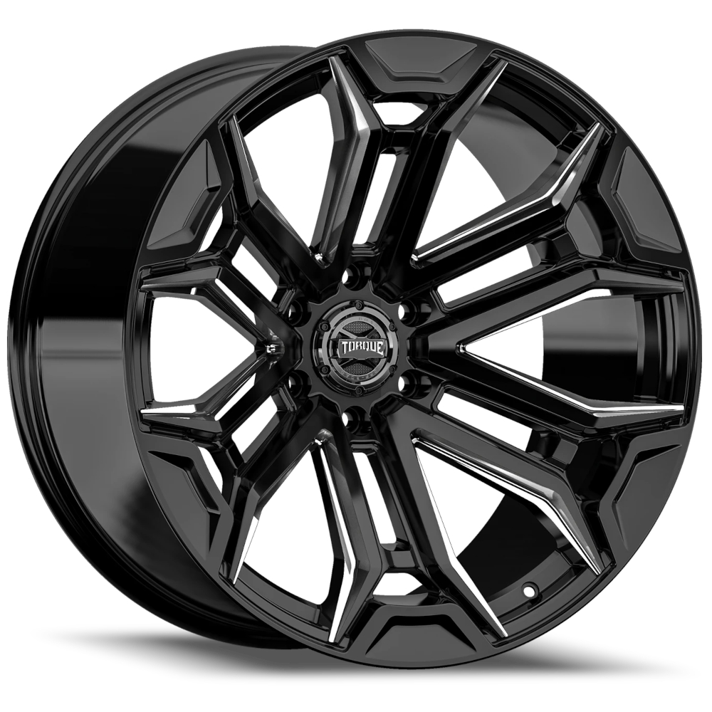Black Milled Torque TW415C Wheels