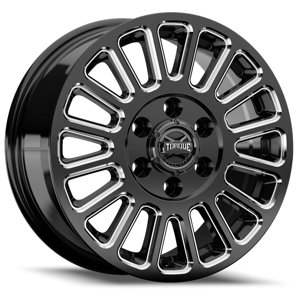 Black Milled Torque TW513C Wheels