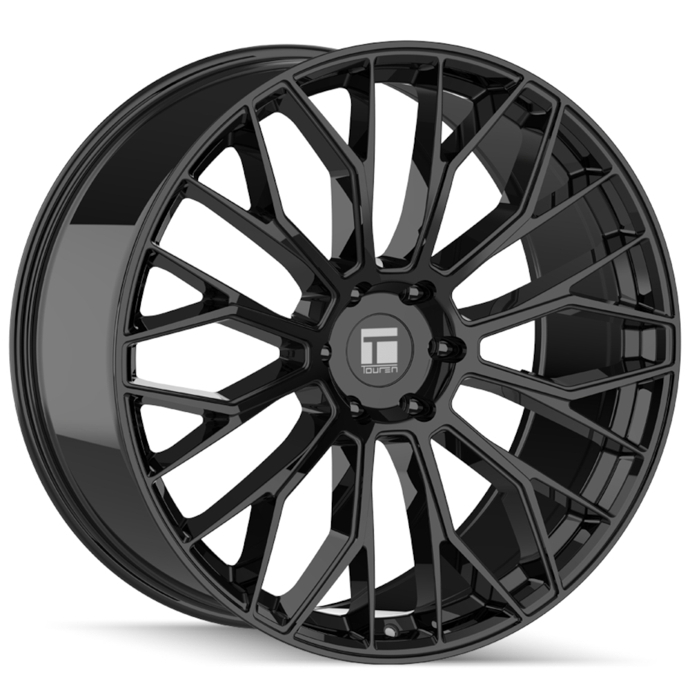Gloss Black Touren TR8 Wheels