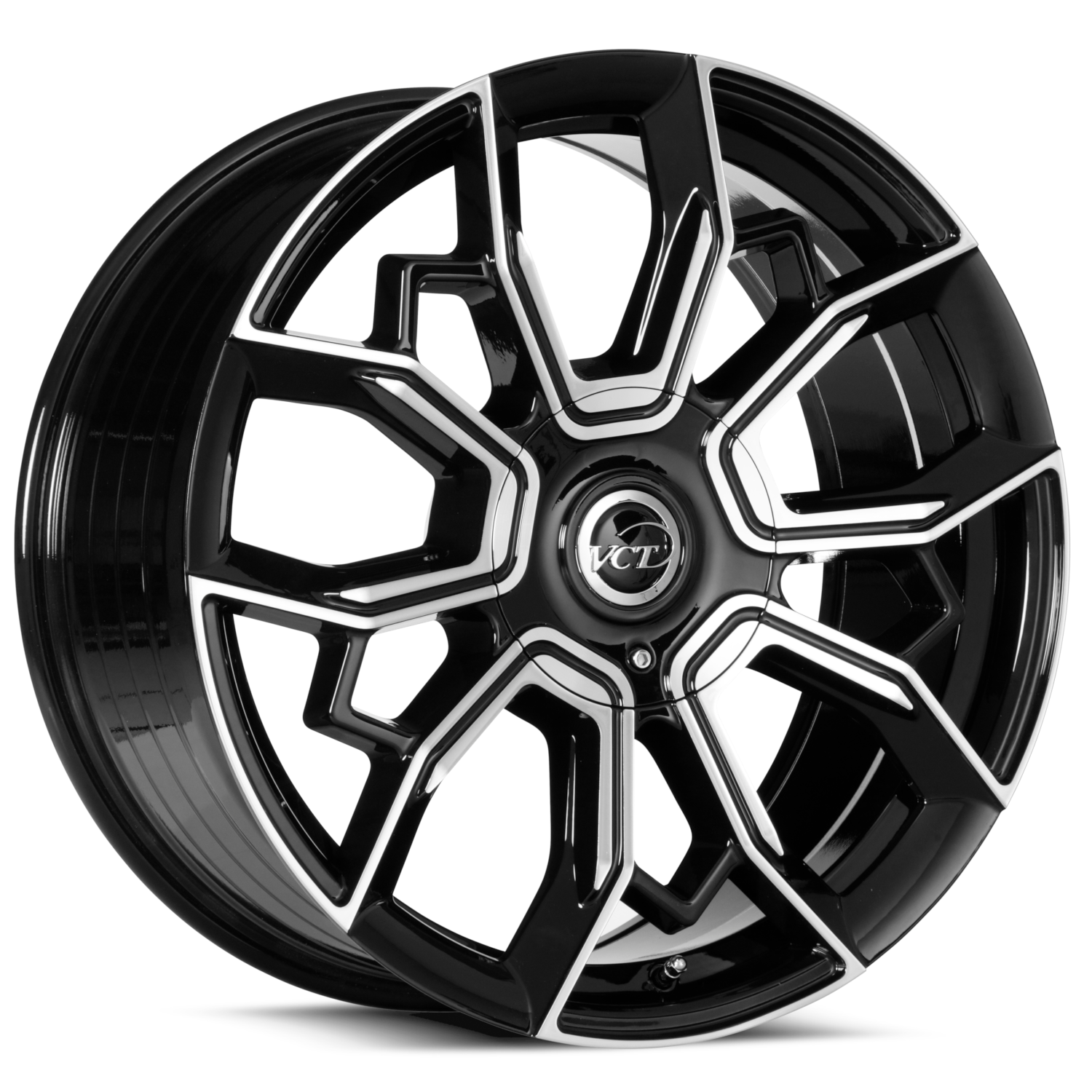 Black Machined VCT Hurricane Wheels