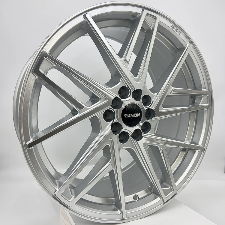 Silver Machined Venom 48 Wheels