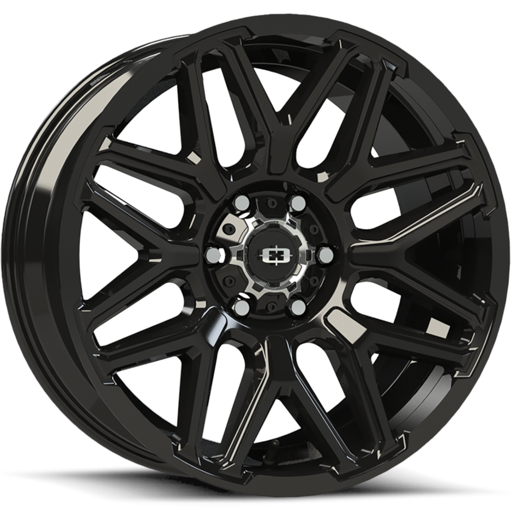 Gloss Black Vision Rekluse Wheels