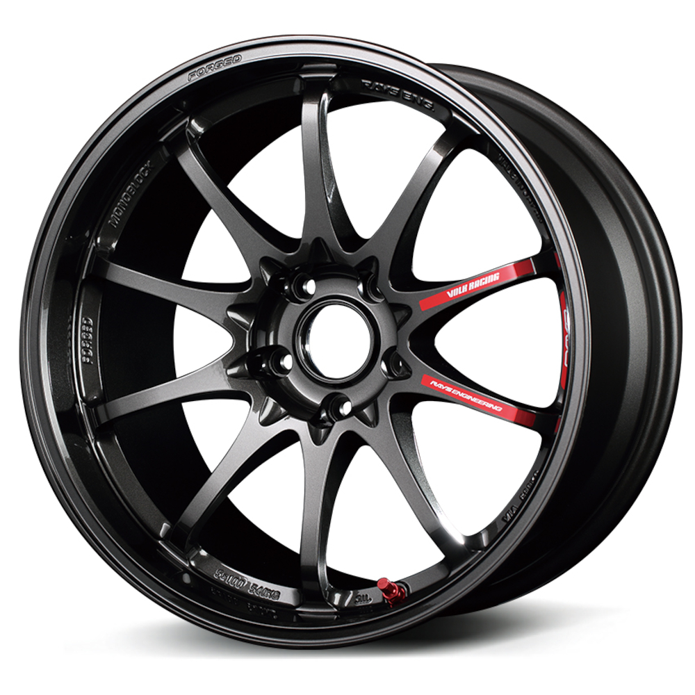 Dark Gunmetal Volk CE28 Club Racer II Black Edition Wheels