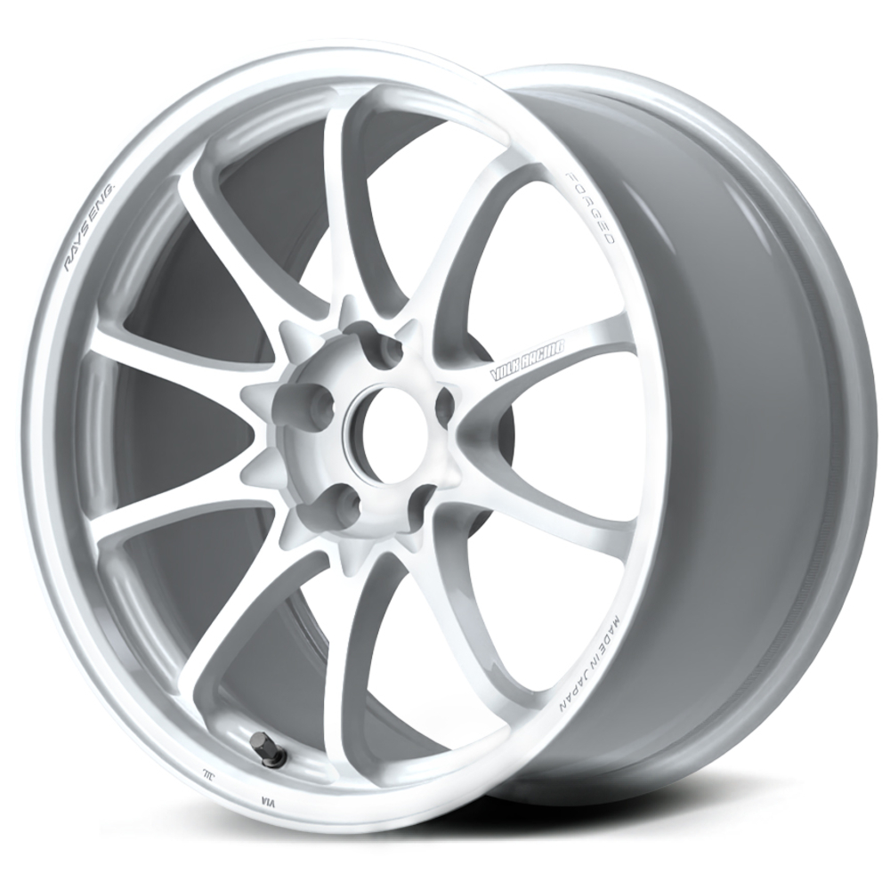 Dash White Volk CE28N-Plus Wheels