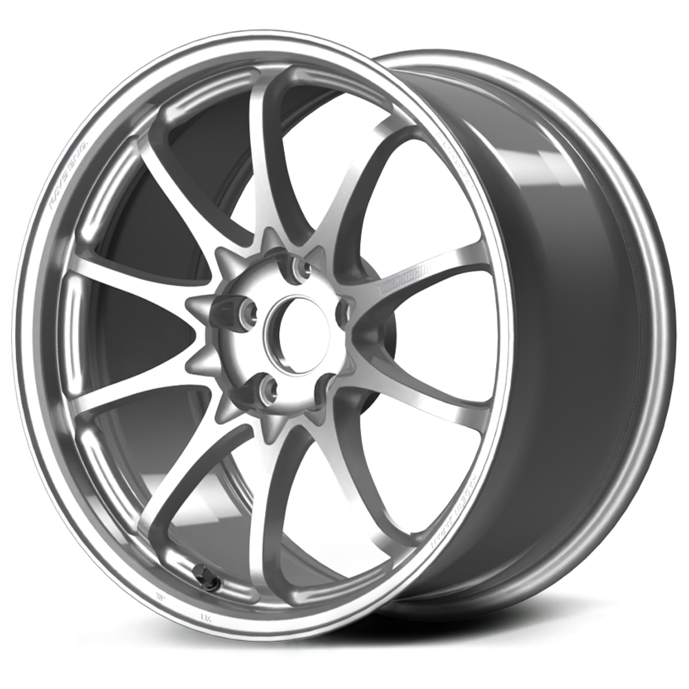 Diamond Silver Volk CE28N-Plus Wheels