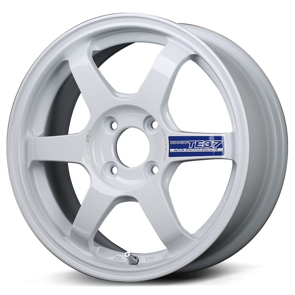 Dash White Volk TE37 Gravel II Wheels