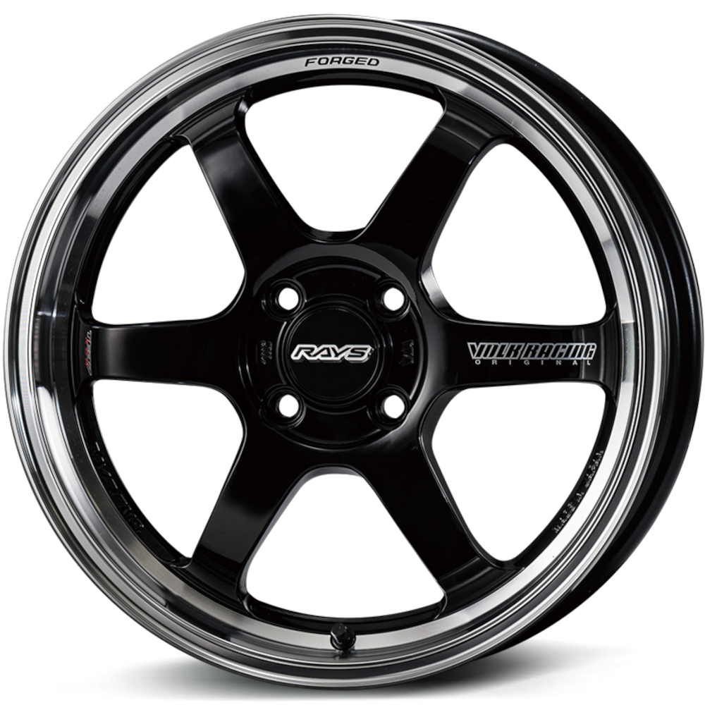 Black Volk TE37 KCR Wheels