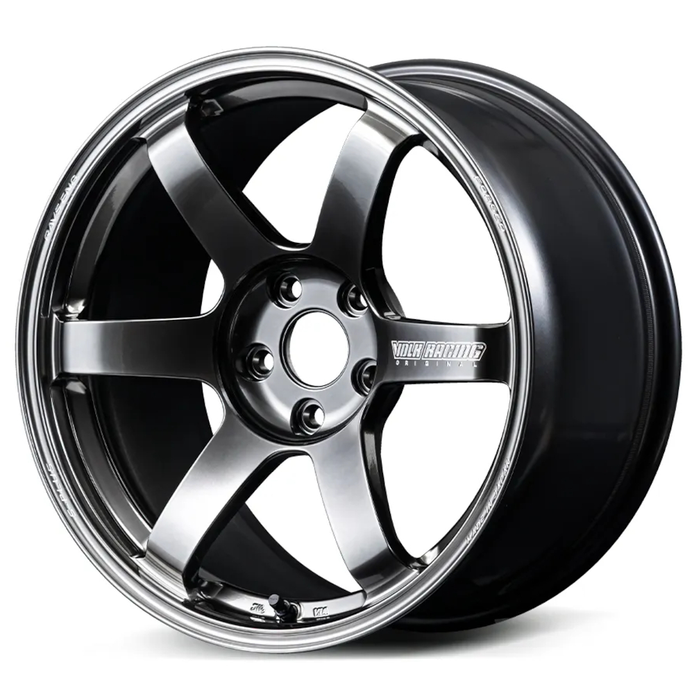 Black Metal Volk TE37 Saga S-Plus Wheels