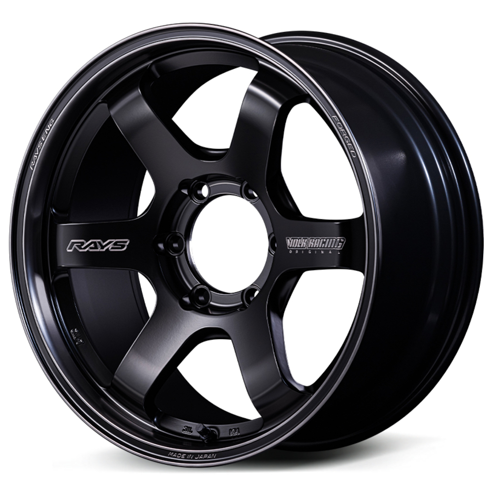 Matte Black Volk TE37SB Black Shadow LTD Wheels