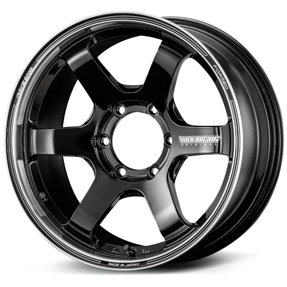 Black Volk TE37SB Tourer Wheels