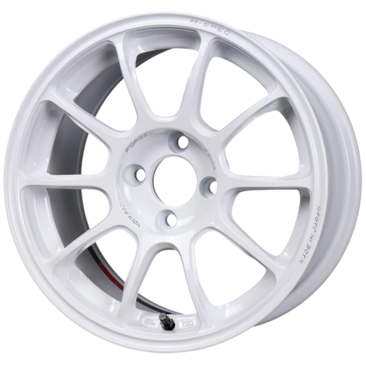 Dash White Volk ZE40 M-Spec Wheels