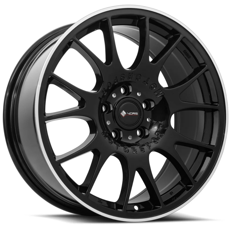 Black Machined Vors TR14 Wheels