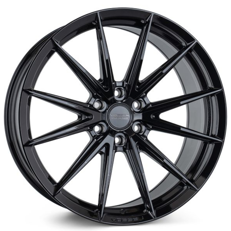 Gloss Black Vossen HFX-2 Wheels