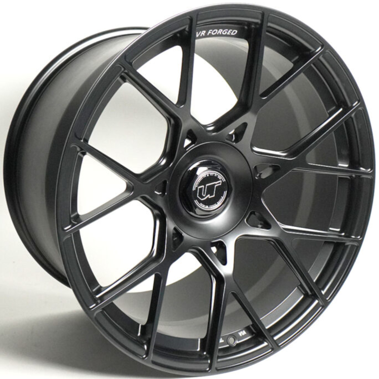 Matte Black VR Forged DX1 Wheels
