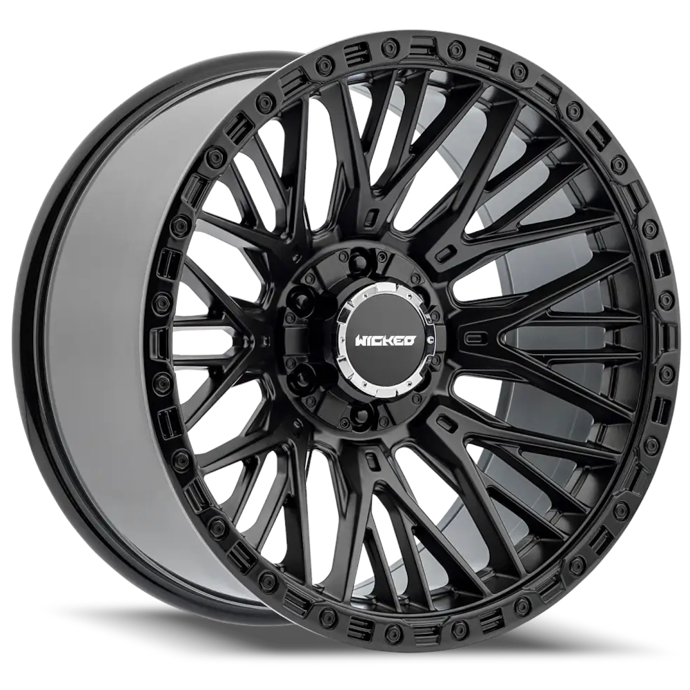 Satin Black Wicked Offroad W827 Wheels