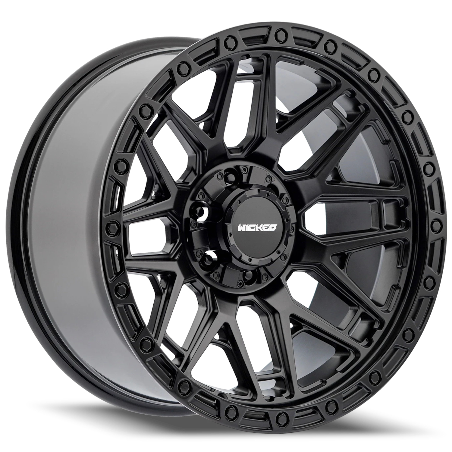 Satin Black Wicked Offroad W828 Wheels