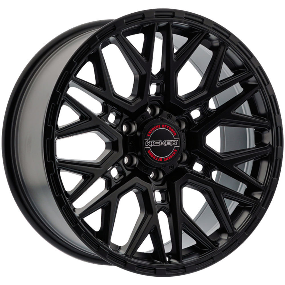Satin Black Wicked Offroad W940 Wheels