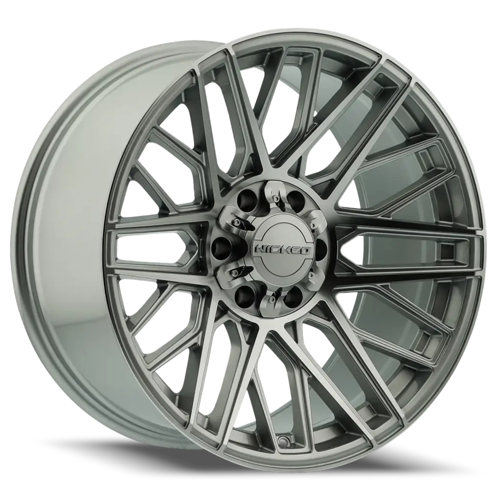 Silver Machined Wicked Offroad W945 Wheels