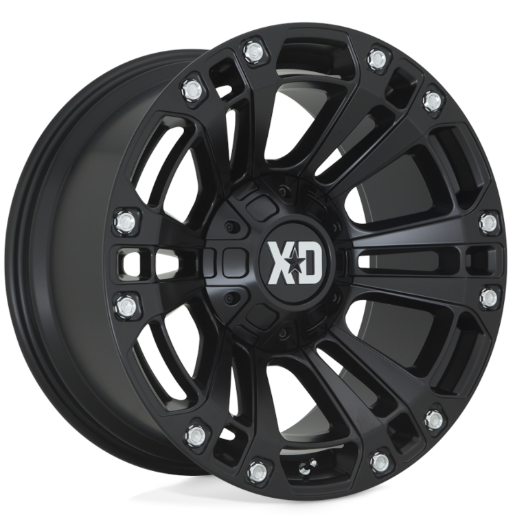 Satin Black XD Monster III Wheels