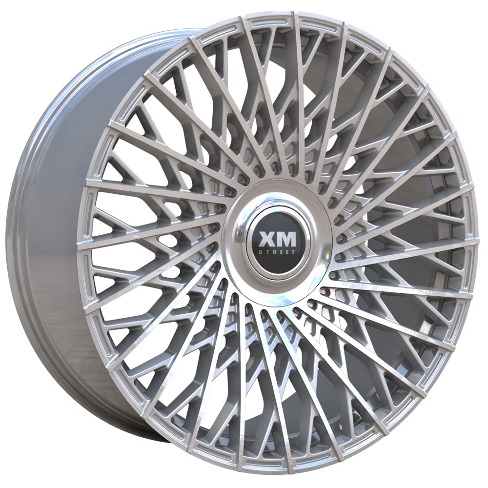 Xm Street Rims XM Street XM-615 22x9.5 20 Silver Brushed | XM615229551275139720781SB ...