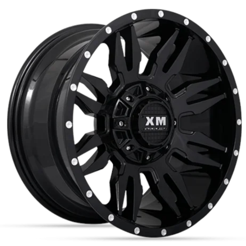 Gloss Black Xtreme Mudder XM-320 Wheels