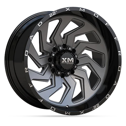Gunmetal Black Xtreme Mudder XM-353 Wheels