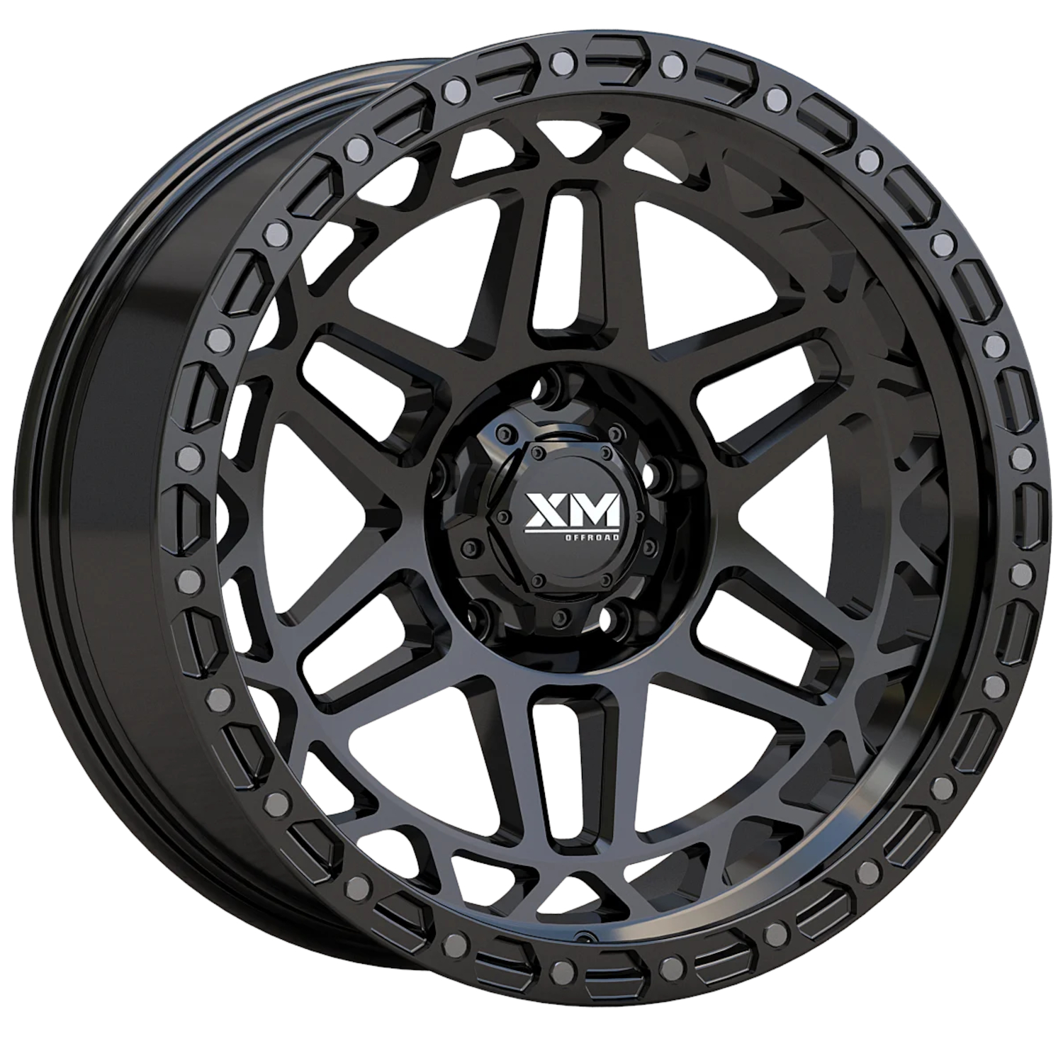 Gloss Black Xtreme Mudder XM-700 Wheels
